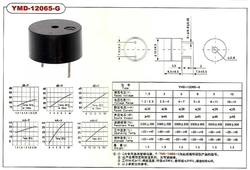 Piezobzučák 12mm,napájení 10-14V/25mA