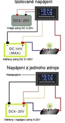 Multifunkční měřící přístroj 7 v 1 s displejem OLED