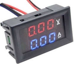 R017D Ampérmetr / voltmetr panelový 10A 100V