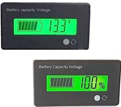 Voltmetr 8-70V a ukazatel kapacity baterie 12-50,4V JS-C32