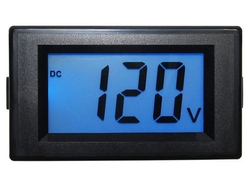Digitální panelový voltmetr JYX85-Y 600VDC, 70x40x22mm napáj.: 6-12VDC