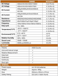 Multimetr PEAKMETER PM8229 multifunkční