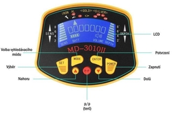 Detektor kovů MD-3010II