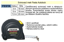 Metr svinovací 3m FESTA Autolock