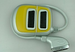 kabel SCART VK-2xSCART ZP 0.5m HQ/žlutý