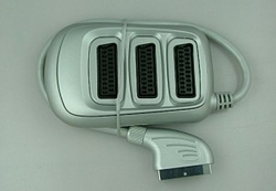 kabel SCART VK-3xSCART ZP 0.5m HQ/šedý