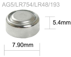 Baterie TINKO LR48(AG5,LR754,393) alkalická