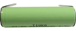 Nabíjecí článek NiMH AA 1,2V/2200mAh TINKO páskové vývody