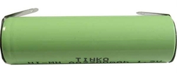 Nabíjecí článek NiMH AA 1,2V/2200mAh TINKO páskové vývody