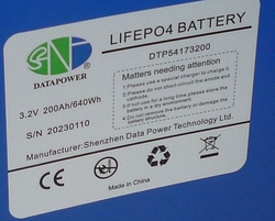 Článek LiFePO4 3,2V/200Ah DTP54173200 prismatic