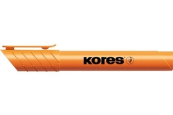 Zvýrazňovač Kores High Liner Plus, 3-5 mm, klínový hrot, oranžový