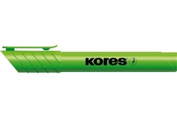 Zvýrazňovač Kores High Liner Plus, 3-5 mm, klínový hrot, zelený