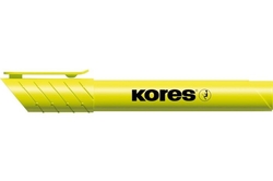 Zvýrazňovač Kores High Liner Plus, 3-5 mm, klínový hrot, žlutý