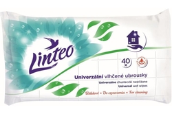 Ubrousky vlhčené Linteo univerzální, 40 ks