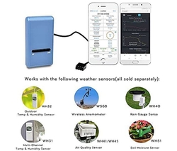 Wifi brána Ecowitt GW1100 s teploměrem, vlhkoměrem a barometrem