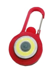 Klíčenka na batoh LED COB, červená