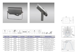 Reflektor LED 100W GR1046