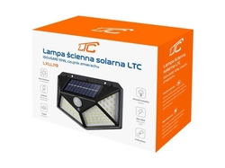 Nástěnná solární lampa a snímačem pohybu a soumraku LTC