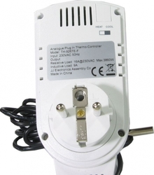 Zásuvkový termostat TH-926TE analogový se sondou