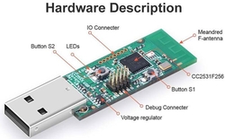 Zigbee koordinátor CC2531 /hardwarový klíč CC2531/