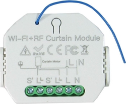 Ovládač žaluzií nebo vrat WiFi Tuya 230V/10A+RF433MHz, typ MS-108WR