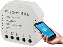 Spínač WiFi Tuya QS-WIFI-S03, 230V/10A, napájení 90-260AC