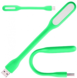 USB lampička flexibilní, 6x LED bílá