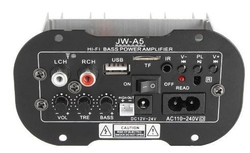 Zesilovač 20W RMS + bluetooth + FM přijímač JW-A5