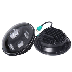 LED přední hlavní světlomety 7” 9-16V/60W (sada) DOT SAE E9