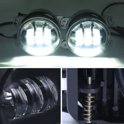 Pracovní světla LED 4” 9-16V/30W (pár) k montáži do nárazníku Wrangler