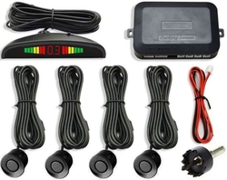Parkovací alarm KQLD01 se 4 senzory, LED displej, černé senzory