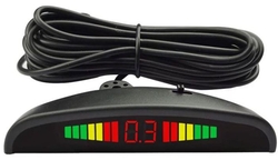 Parkovací alarm KQLD01 se 4 senzory, LED displej, černé senzory