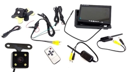 Bezdrátová couvací kamera s monitorem LCD 7”