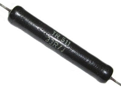 27R TR511, rezistor 10W drátový smaltovaný