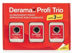 Ultrazvukový plašič kun a hlodavců DERAMAX-PROFI-TRIO