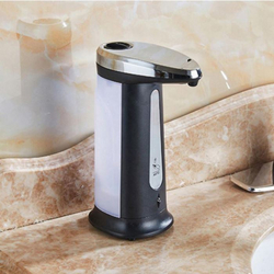 Bezdotykový automatický dávkovač mýdla 400 ml černý