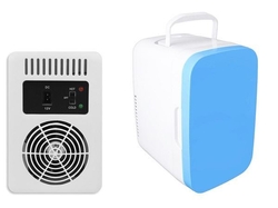 Přenosná cestovní lednice 12v 5l mini slim, bílá