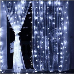Vánoční osvětlení do oken- 200x LED, bílý, rozměr 3x2m