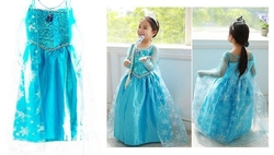 Elsa šaty kostým Frozen Ledové království ,140 cm