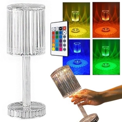 Křišťálová lampa LED RGB USB dálkové ovládání