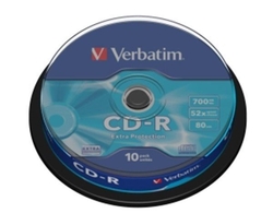 VERBATIM CD-R(10-Pack)Spindl/52x/700MB