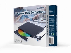 Externí DVD mechanika GEMBIRD DVD-USB-03 black