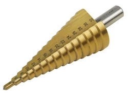 Vrták stupňovitý, O 4-32mm, stupňování po 2mm, 15 otvorů,EXTOL CRAFT