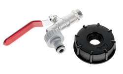 Sada pro IBC kontejner, redukce víčko/ zahradní ventil 1/2” / 3/4”