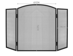 Krbová zástěna 118 x 76 cm černá