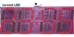 Digitální hodiny LED červená STAVEBNICE
