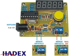 Čítač 1Hz-50MHz+tester krystalů, STAVEBNICE