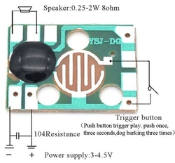 Generátor štěkotu psa, modul YSJ-DG