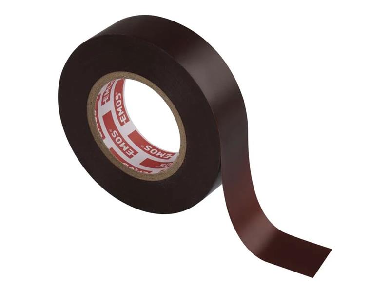 Páska izolační PVC 19mm/20m hnědá EMOS 1ks
