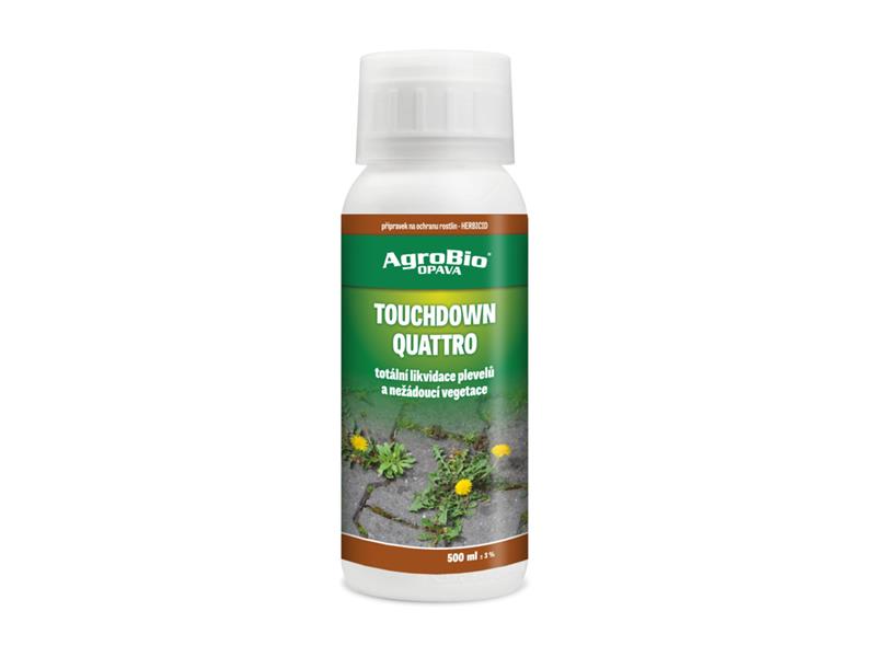Přípravek proti jednoletým a víceletým plevelům AGROBIO Touchdown Quattro 500ml